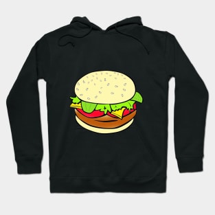 Burger Tee Hoodie